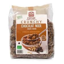 Pack 2x500g Muesli Crunchy de Chocolate Negro | Selección BIO | Horneado Crujiente | 60% Cacao Mínimo en Pepitas | Calidad Vegana | Energía Sostenida