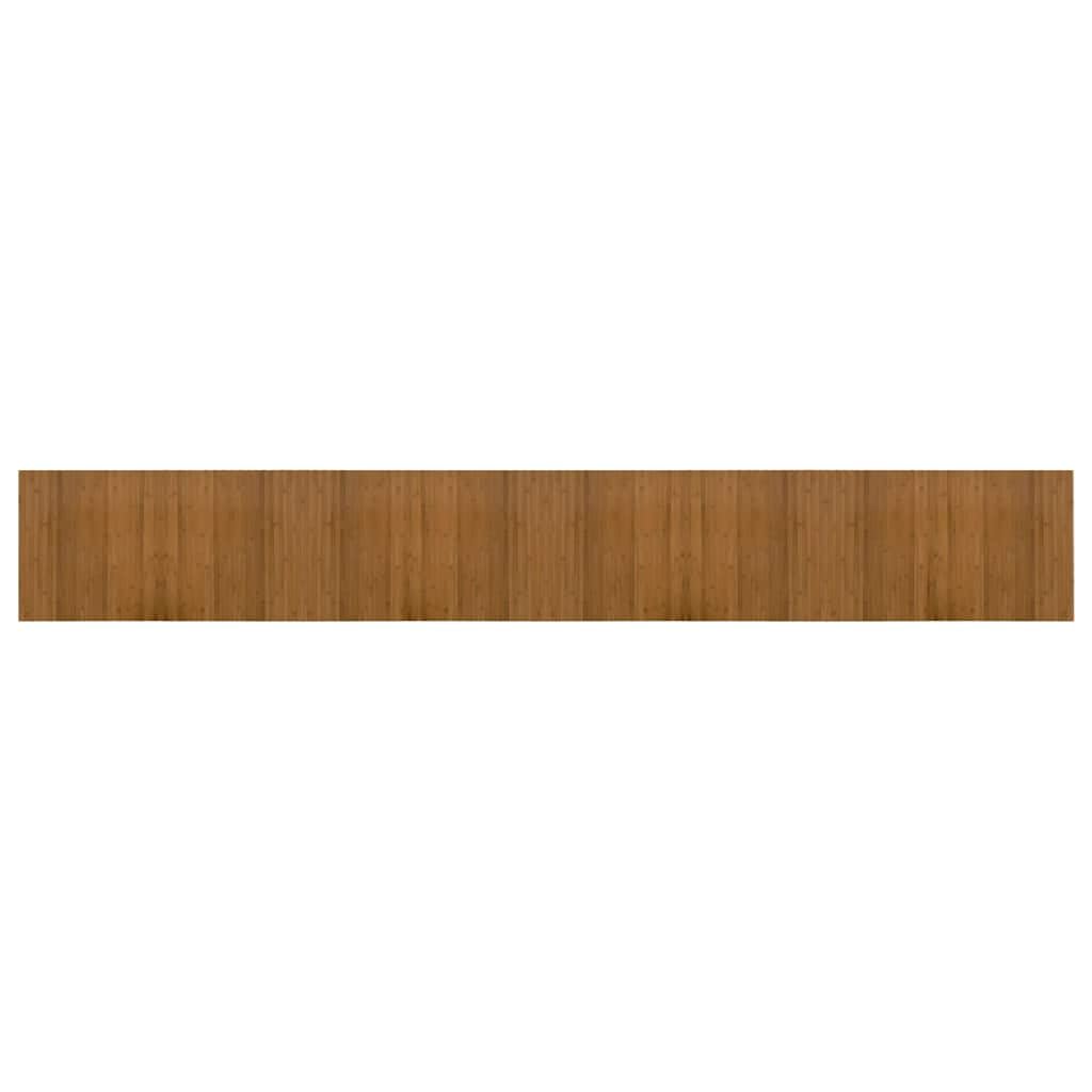 vidaXL Rug, Floor Carpet for Living Room Bedroom Hallway, Area Rug for Decorative, Waterproof Anti-slip Floor Rug, Rectangular Brown Bamboo — image 1