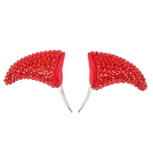 Pinces à Cheveux Corne de Démon Rouges : Fini le Serre-Tête Douloureux pour votre Cosplay