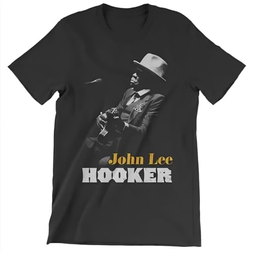 John Lee Hooker T Shirt Vintage Style Lightweight Black XL