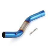 Generic Straight Pipe Motorcycle Exhaust Modify Middle Link...