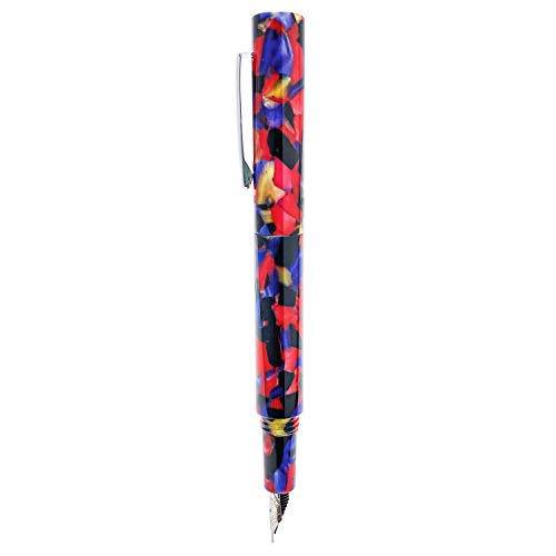 Monteverde MVP Stylo-plume Marbre rouge B pour écriture fluide