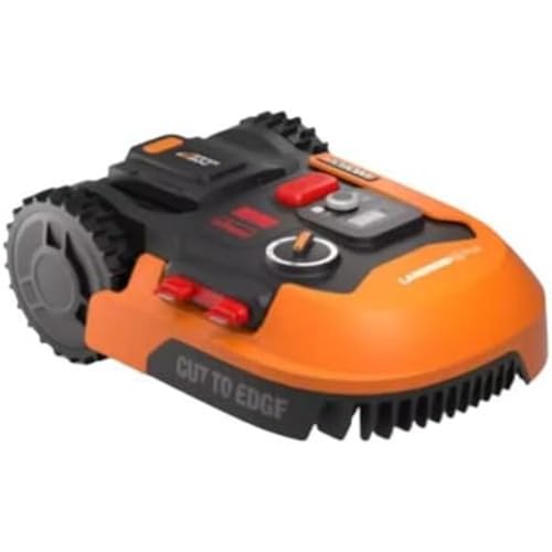 Worx Robot Rasaerba Landroid M500 2.0 A Batteria Area Di Taglia 500Mq - Wifi - Bluethooth - Lama Flottante - Base A Scomparsa - Carica Laterale - Tagl