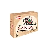 Sandal (Sandalwood) - Case of 12 Boxes, 10 Cones Each - HEM Incense