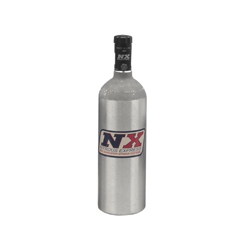 Nitrous Express 11023 Nitrous Bottle with Motorcycle Valve - 1.4 lbs.