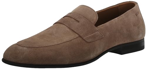 BOSS Men's Smooth Suede Slip on Loafers
