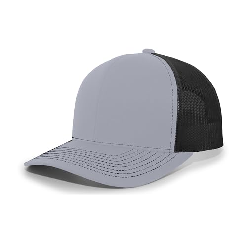 Image of Pacific Headwear Contrast Stitch Trucker Snapback