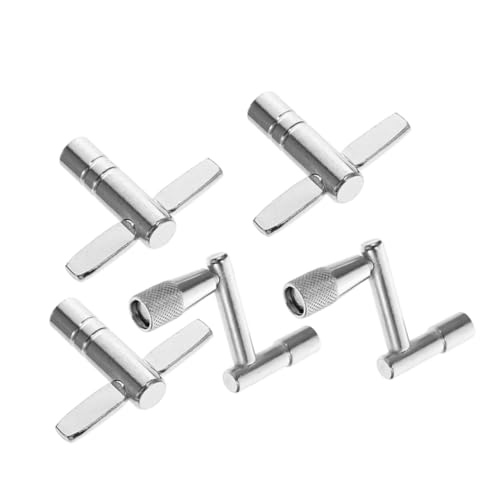 Toyvian Universal Drum Tuning Tool Set 5pcs Drum Key Accessories for Snare Drums Drum Sets