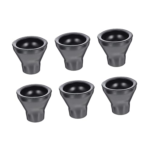 GALPADA 1set Golf Cup Cleaning Golf Retriever Golf Picker Golf Ball Retriever Picker Upper for Golf Training Aid Grabber for Plucker Golf Golfs Rubber Black 6pcs