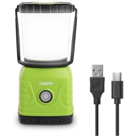 Lepro Rechargeable Camping Lantern with Power Bank Cover