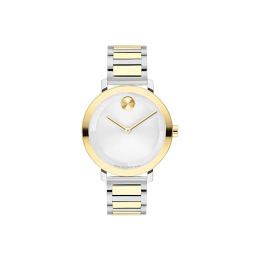 Movado Bold Evolution 2.0 Women's Watch - Swiss Quartz Movement, Stainless Steel Link Bracelet - 3 ATM Water Resistance - Luxury Fashion Timepiece for Her - 34mm