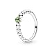 Produktbild Pandora Damen-Solitär Jahresring 925_Sterling_Silber mit '- Ringgröße 54 198867C10-54, Grün