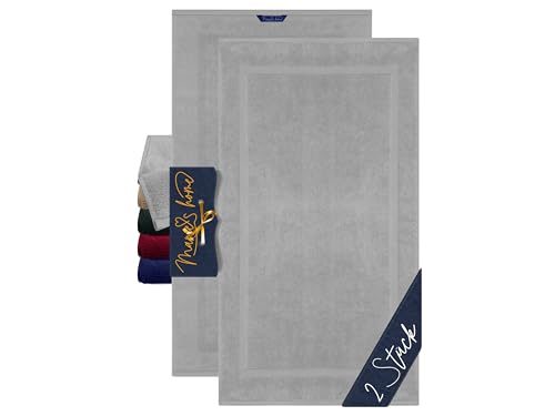 Marie´s Home 2er Pack Badvorleger - Teppich für große Bäder oder Flur 1612.2351, 60 x 110 cm,...