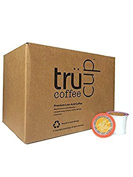 trücup Low Acid Coffee - Bold Roast - 48 Count Single Serve Coffee Pods- Low-acid coffee - Can Be Gentle on the Stomach (Bold, 48)