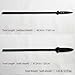 Survival Hunting Spear with Safety Sheat Nylon Fiberglass Handle Double Edged Stainless Steel Tactical Throwing Spear , for Camping and Outdoor Activities Anime Cosplay Sword