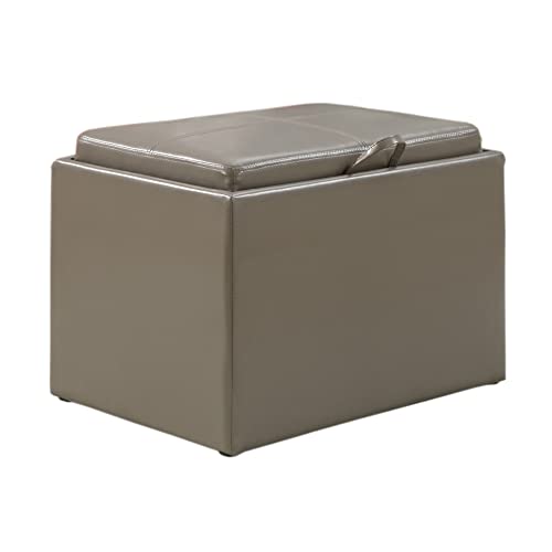 Convenience Concepts Designs4Comfort Accent Storage Ottoman 22.75