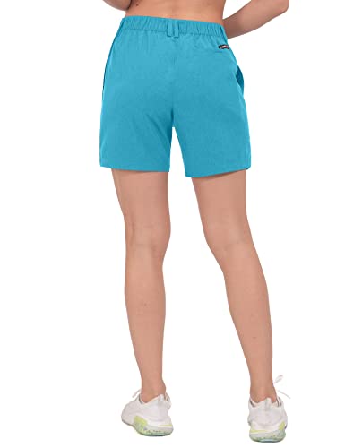 Image of Little Donkey Andy Women's Bermuda Quick Dry Lightweight Stretch Shorts Golf Hiking Travel