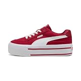 PUMA, Tenis Casuales Court Classic Vulc FS Platform, Mujer, Rojo, Talla 24