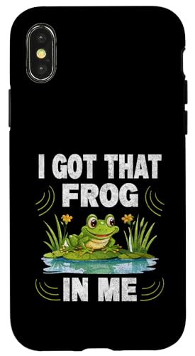 Custodia per iPhone X/XS Ho quella Rana in me