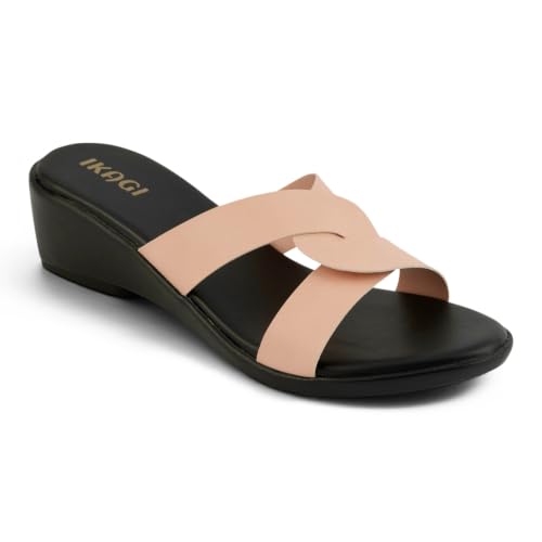 Image of IKAGI Sandal Fashion Wedding Casual Platform Wedges Slip-On Sandals For Womens & Girls
