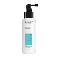 Nioxin System 3 Scalp + Hair Thickening Treatment - Hair Loss Serum for Coloured, Dry and Damaged Hair with Light Thinning - with Niacinamide and Biotin, 100ml