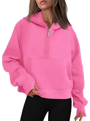 Timuspo Hoodies Damen Sweatjacke Kapuzenjacke mit Fleecet-Innenfutter Zip...