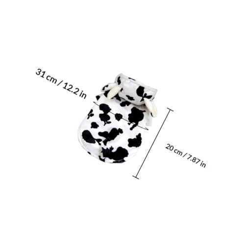 Disfraz de Vaca para Perro Talla XS Ligero miniatura 2