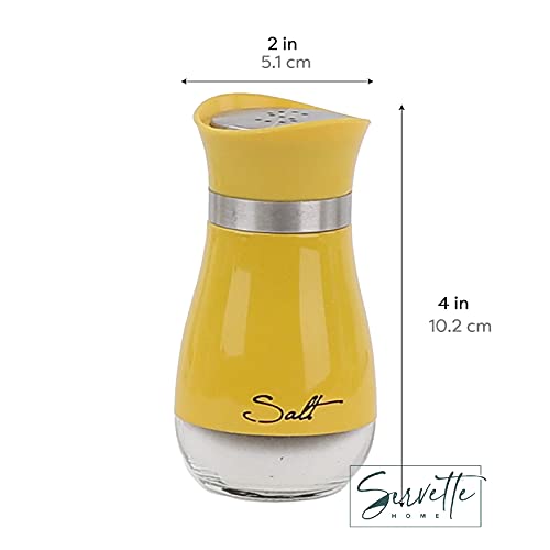 Servette Home Basic Salt & Pepper Shakers - Yellow #TOP4