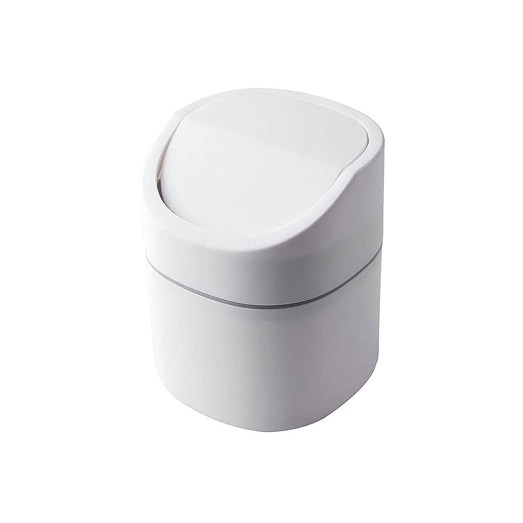 Papelera de Interior para Cocina, Oficina, Escritorio, escombros domésticos, Papelera, Papelera abatible, Papelera Blanca y Papelera de Reciclaje