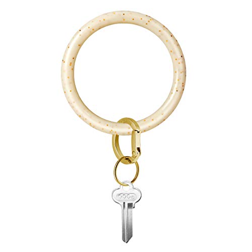 Townshine Bangle Key Ring Wrist Keychain Bracelet Round Silicone Keyring Holder For Women