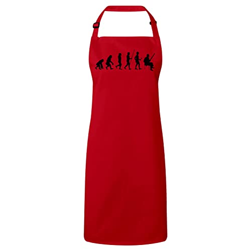 Tablier cuisine premium rouge evolution basson le cadeau parfait pour musicien orchestre