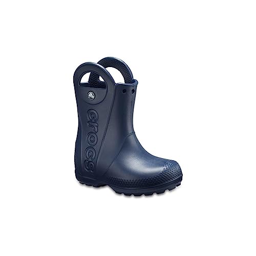 Image of Crocs Kids' Handle It Rain Boots | Waterproof Slip On Shoes | Kids' Rain Boots