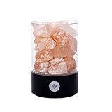 【Roca de sal del Himalaya 100% más pura】: Sal de roca de cristal del Himalaya tallada a mano auténtica y profesionalmente de Pakistán.