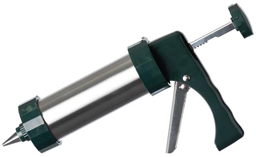 Brandsseller Juego de prensa de repostería con 8 plantillas y 8 boquillas, jeringa para galletas, churros, decoración para tartas, color verde