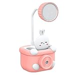 WISHKEY 3 in 1 Night Lamp USB Chargeable Light for Bedroom, Night Lamp for Kids with Pencil Sharpener & Pen Holder Stand Girls & Boys, Plastic Design for Child’s Room (Multicolor)