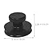 ifundom 2pcs Portable Suction Handles for Singing Bowls Durable Fluoroelastomer Lifters for Enhanced Sound Therapy Yoga Home and Office Settings