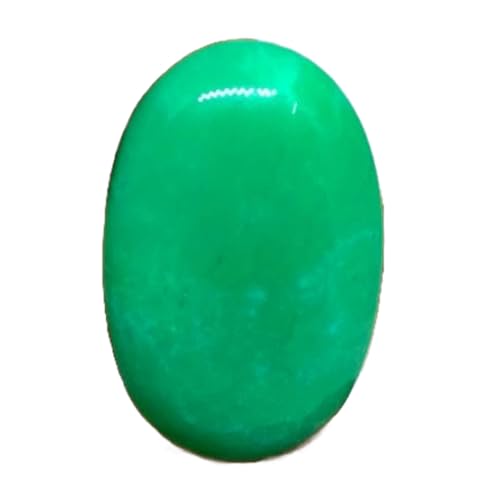 Chrysoprase naturelle ovale pour réparer ou sertir vos bijoux anciens