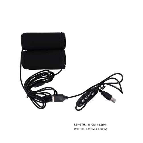 GANAZONO バイク用給電ヒートグリップ 加熱温調節機能付き ハンドルバーウォーマー 冬季電動バイク自転車対応 防寒 設計