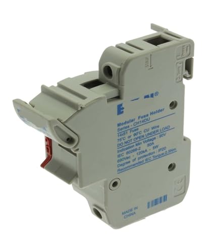 Fusible 14x51mm 50A 400Vac aM cartouche cylindrique et socle de protection 1P