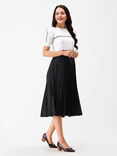 AASK black polyester dress – image 3
