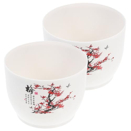 UPKOCH 2pezzi Da in Plastica Riutilizzabile Contenitore Per Piante Acquatiche Fioriera Decorativa Per Per Piantare Narcisi Ciotola Per Piantare in Vasi Per Piante Acquatiche in Plastica