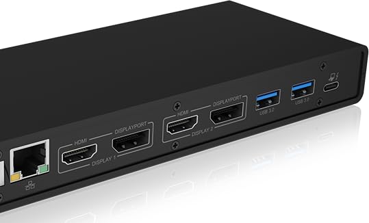 Station Dock USB 3.0 Type-A Type-C ICY BOX 13-en-1 multiprise PC PD 65 W