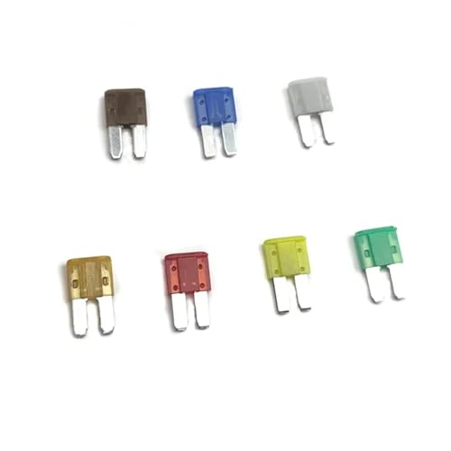 Fusible de coche M2 mini de pata larga 15A para solucionar fallos eléctricos, 10 piezas