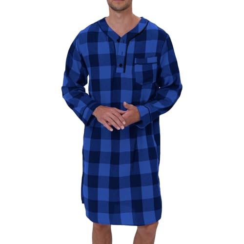 Chemise de nuit flanelle homme à carreaux : le cadeau réconfortant idéal