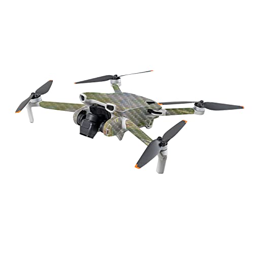 Image of MightySkins Carbon Fiber Skin Compatible with DJI Mini 3 - Water Lilies | Protective, Durable Textured Carbon Fiber Finish | Easy to Apply | Made in The USA