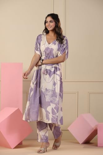 Image of ANNI DESIGNER Cotton Blend Women Co-Ord Set