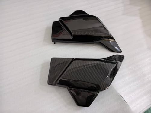 Carenage moto carbone sec Harley Davidson Road Glide Touring cache batterie panneau lateral - 6