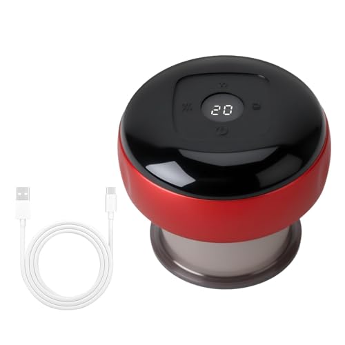 5-in-1 Smart Cupping Therapy Set, Electric Cupping Massager with 12 Adjustable Suction & Heat Levels, Red Light Therapy, Multifunctional Cupping Therapy Device for Relief and Relaxation