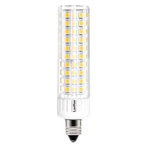 Dimmable E11 Bulbs 9 Watt 1105lm 110v 120v Warm White 3000K 100W Halogen Replacement JD T4 E11 Mini Candelabra Base Fan Light Bulb 1 Packs
