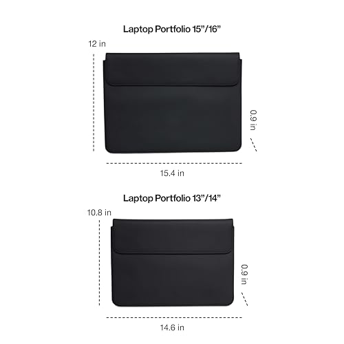 Maletín para portátil RAINS 13-14 pulgadas impermeable negro miniatura 7